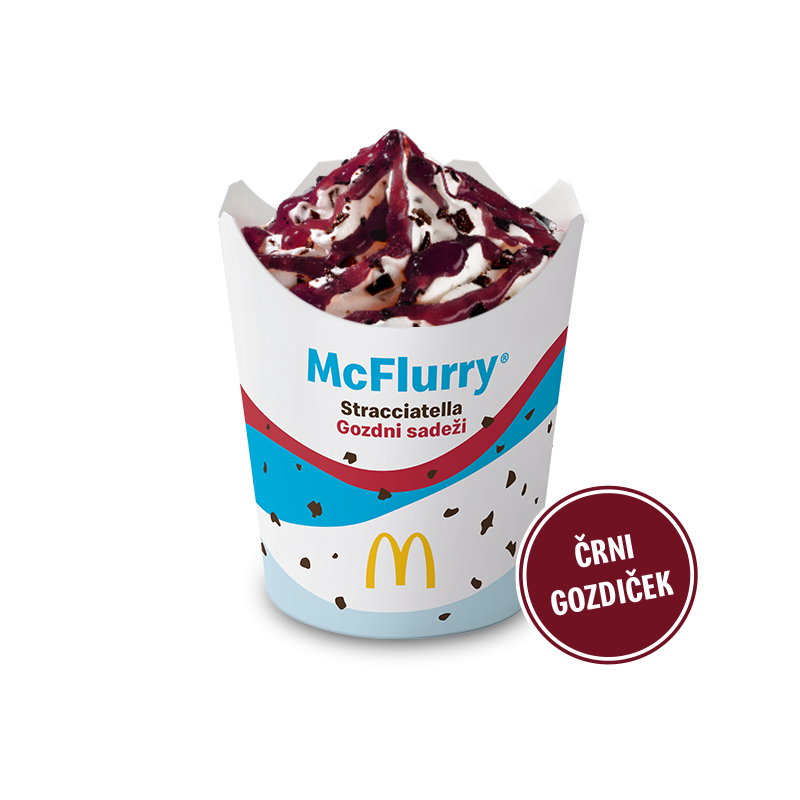 McFlurry stracciatella gozdni sadeži