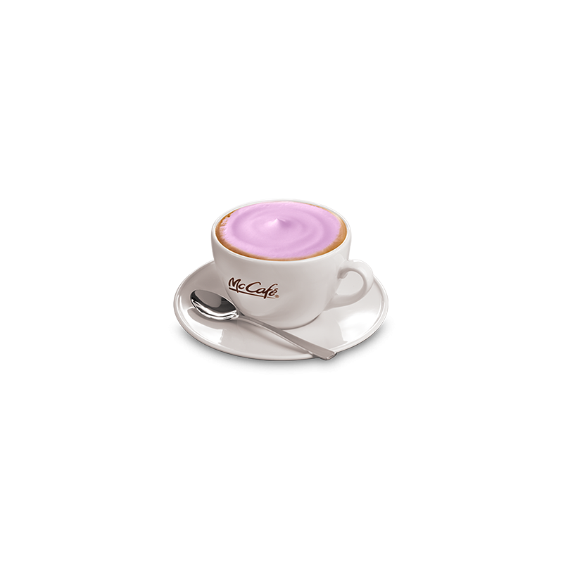 Ube cold Cappuccino