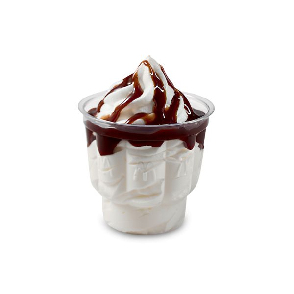 McSundae vanilija s čokoladnim prelivom