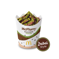 McFlurry čokolada stracciatella pistacija