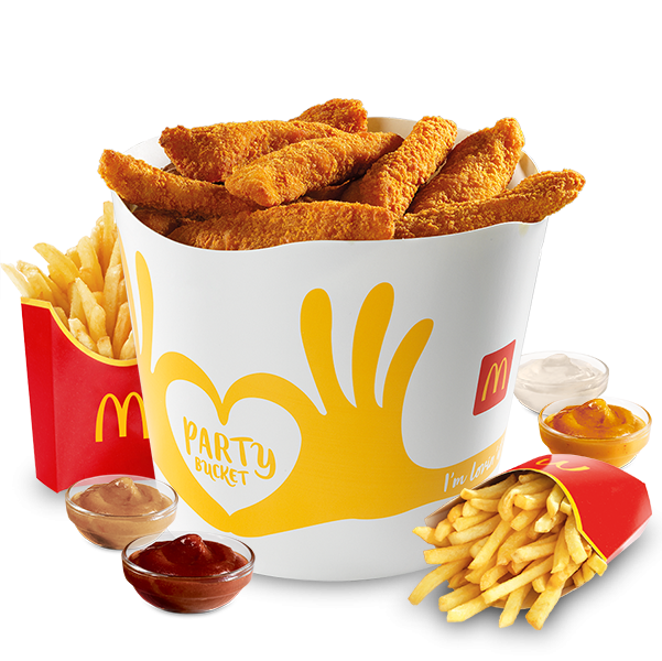 Bucket piščančjih trakcev