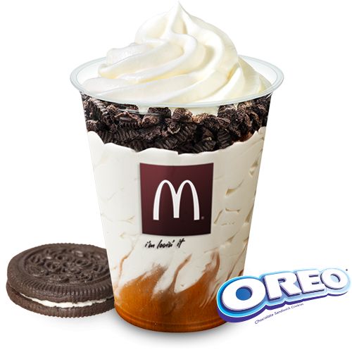McSundae Deluxe vanilija Oreo karamela