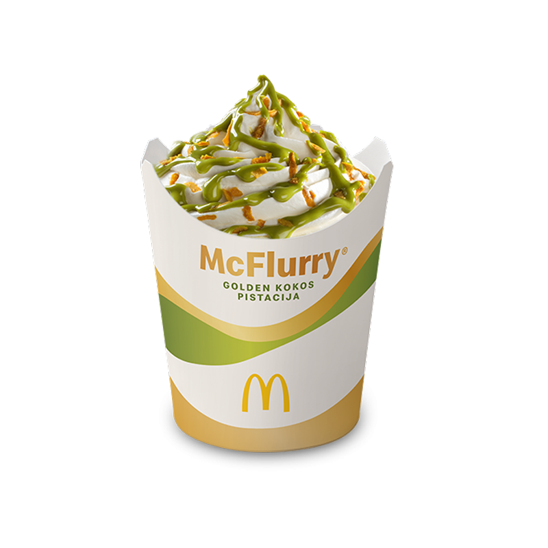 McFlurry Golden kokos pistacija