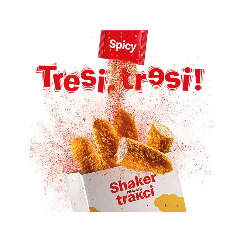 Shaker piščančji trakci 4 kos